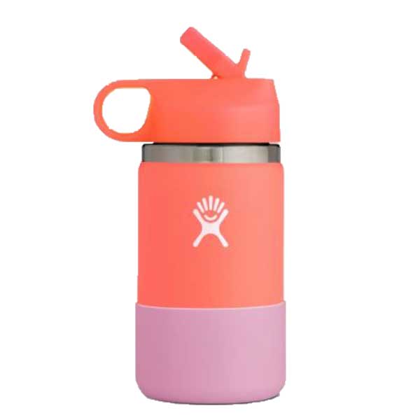 Hydro Flask KIDS Wide Straw Lid Isolatie drinkbeker 354ml (12oz) - Hibiscus