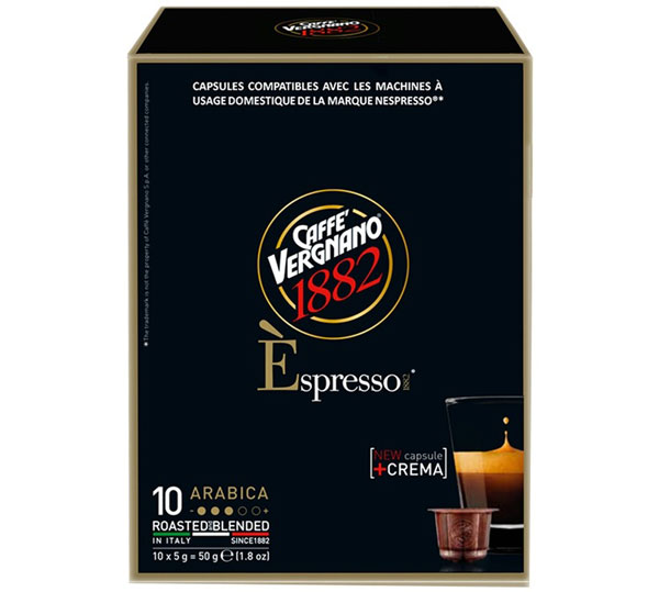 Caffe Vergnano Arabica capsules voor nespresso (10st )