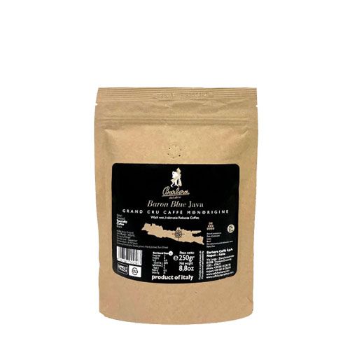 Barbera BARON BLUE JAVA koffiebonen (250gr)