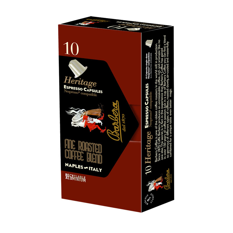 Barbera HERITAGE capsules voor nespresso (10st )