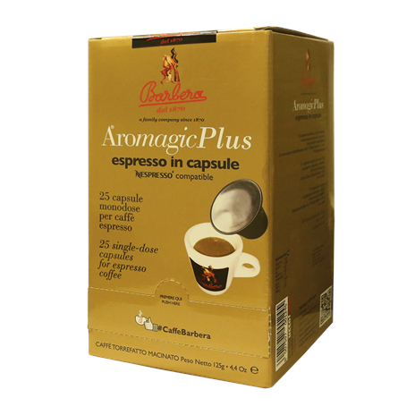 Barbera Aromagic PLUS capsules voor nespresso (25st )