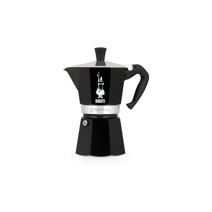 Bialetti Percolator Moka Express Zwart 3 tassen
