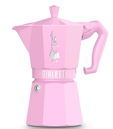Bialetti Percolator Moka Express Roze 6 tassen