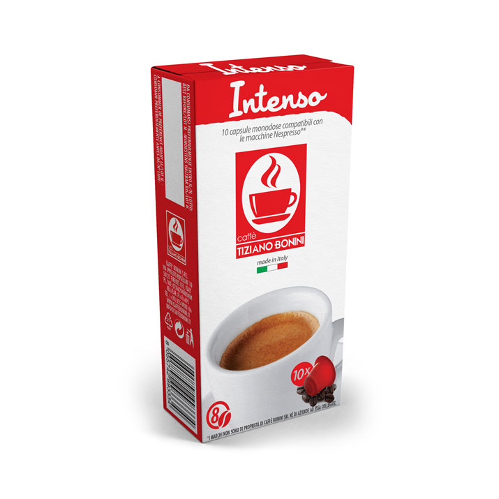 Caffe Bonini Intenso capsules voor nespresso (10st ) THT 11/05/2023