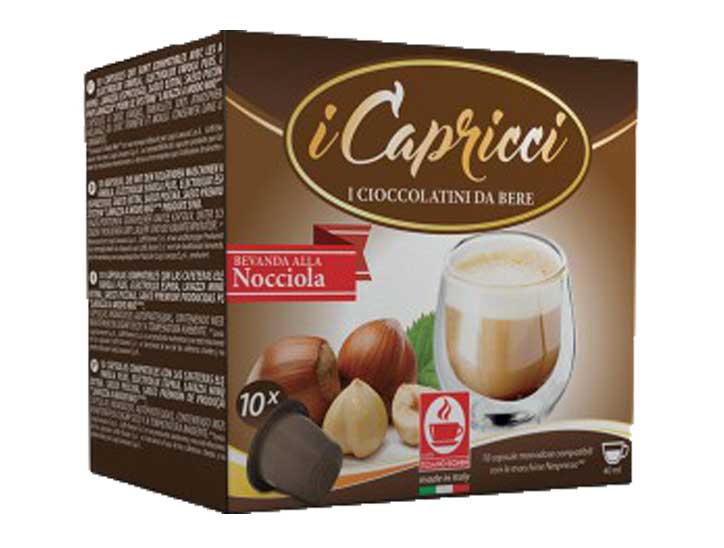 Caffè Bonini Hazelnoot capsules voor nespresso (10st )