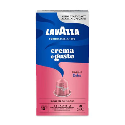 Lavazza Crema e Gusto DOLCE capsules voor NESPRESSO (10st)