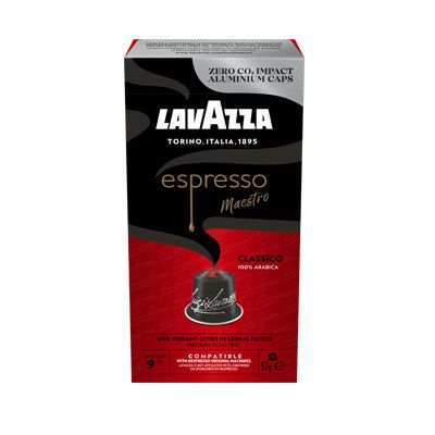 Lavazza Espresso MAESTRO CLASSICO 100% ARABICA capsules voor nespresso (10st)