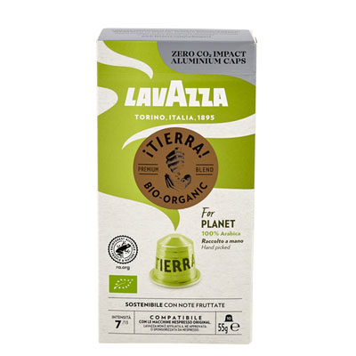 Lavazza TIERRA Bio organic for PLANET capsules voor NESPRESSO (10st)