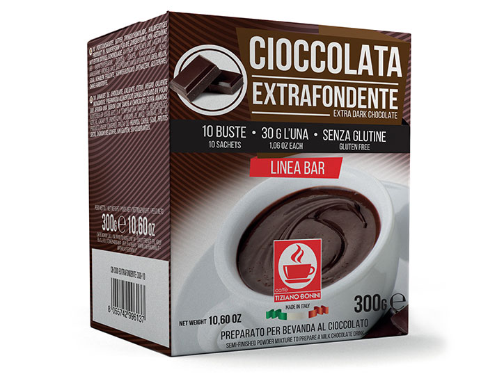 Bonini chocoladedrank extra dark ( 10 x 30gr )