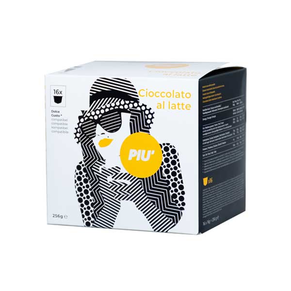 Piu Dolce Gusto capsules CIOCCOLATO AL LATTE (16stuks) - THT 07/2022