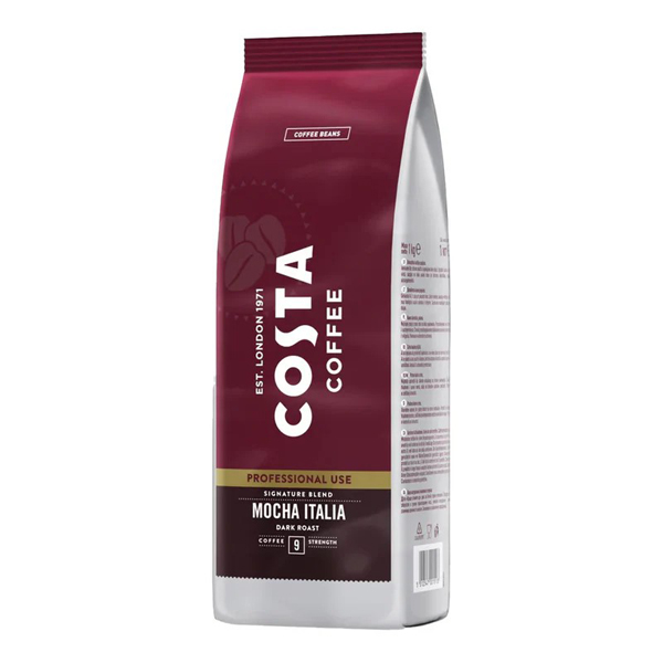 Costa koffiebonen Mocha Italia DARK Roast 9-12 ( 1kg )
