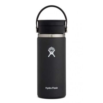 Hydro Flask Wide Flex Sip Lid Isolatie drinkbeker 473ml (16oz) - Zwart
