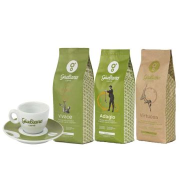 Giuliano Caffè koffiebonen 3kg + 1 espresso tas GRATIS