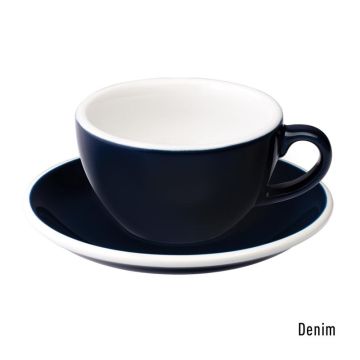 Loveramics egg cappuccino tas en ondertas (200ml) denim
