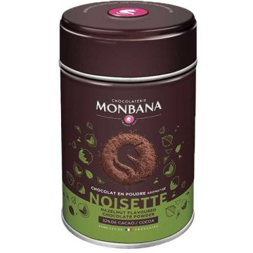 Monbana chocoladedrank hazelnoot (250gr)