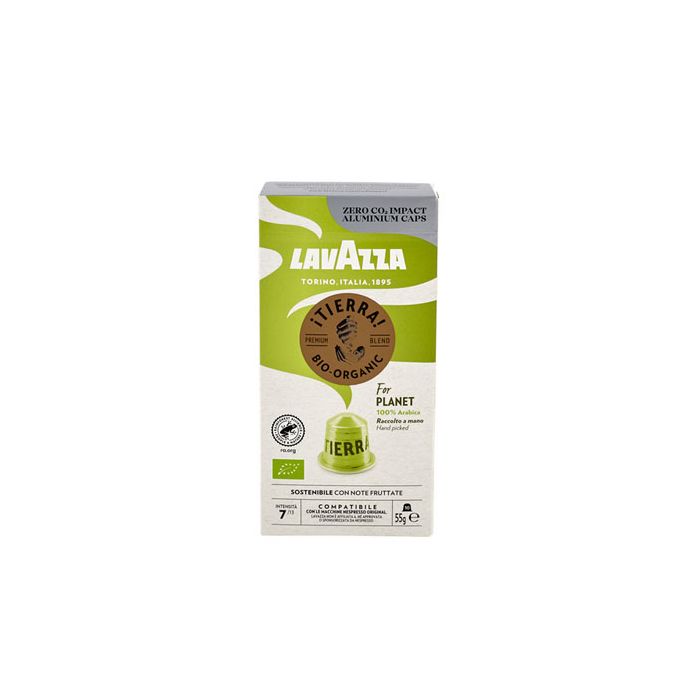 lavazza tierra for planet nespresso capsules