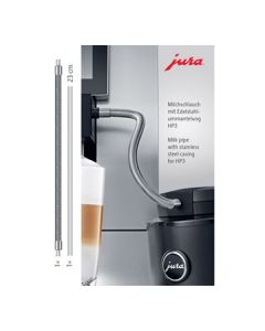 Jura Melkslang met roestvrijstalen ommanteling HP3