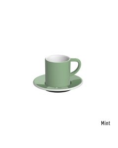 Loveramics bond espresso tas en ondertas (80ml) munt
