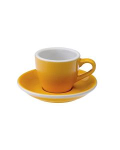 Loveramics egg espresso tas en ondertas (80ml) Geel