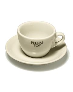 Pellini cappuccino tas en ondertas 