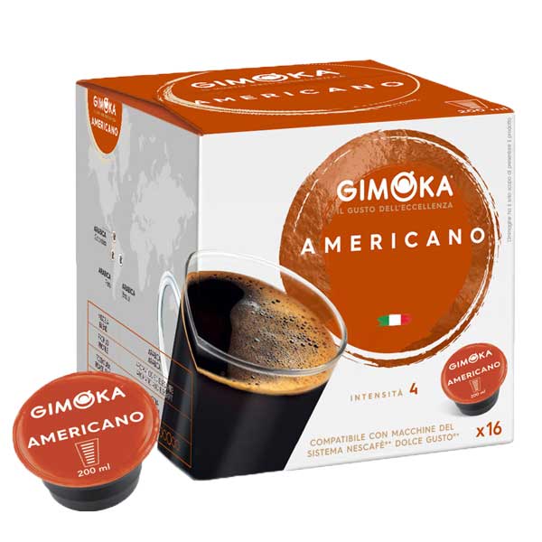 Gimoka Dolce Gusto Capsules AMERICANO (16stuks)