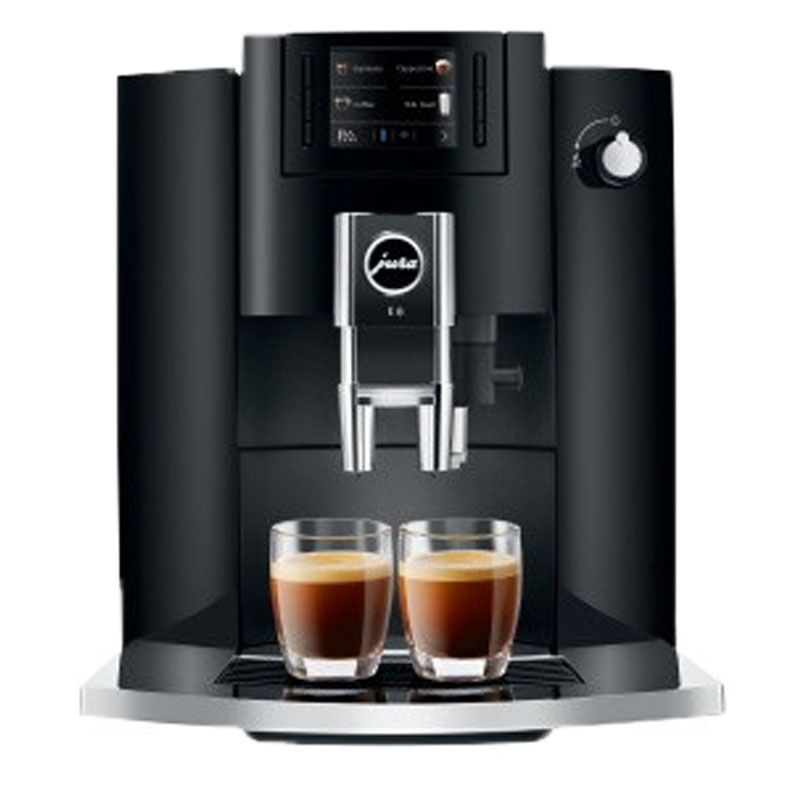 Jura E6 Piano Black (EC) + Waardebon €50