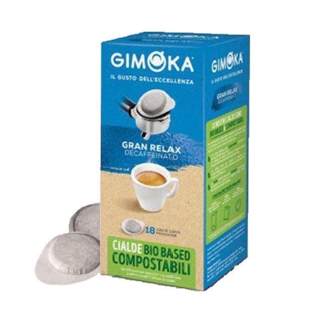 Gimoka ESE servings Gran Relax Decaffeinato (18 stuks)