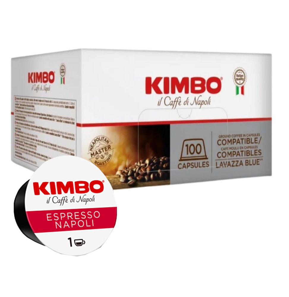 Kimbo NAPOLI capsules compatibel Lavazza BLUE Machines (100st)