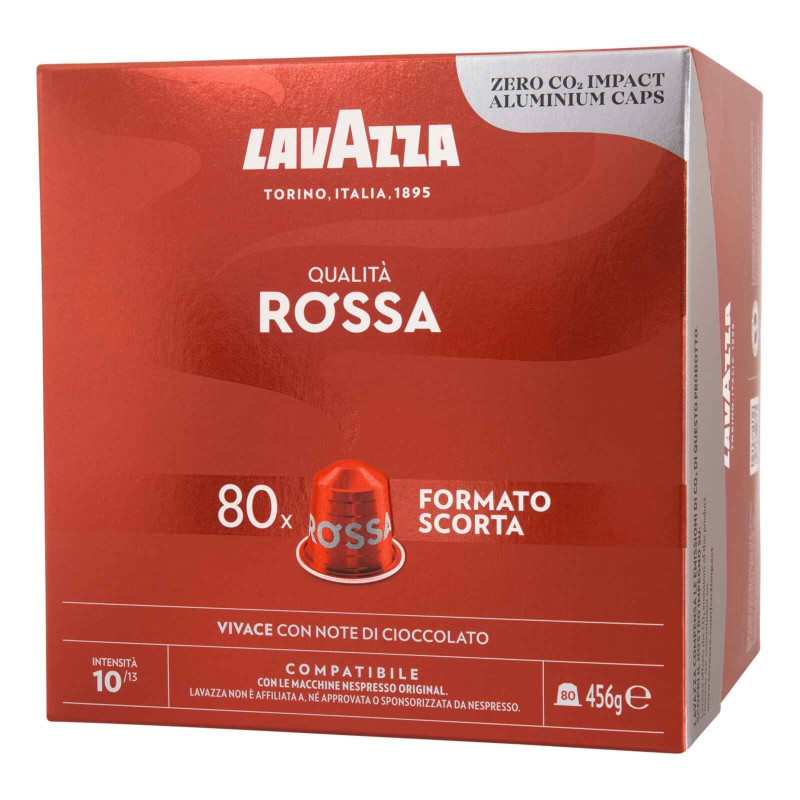 Lavazza qualita ROSSA capsules voor NESPRESSO (80st)
