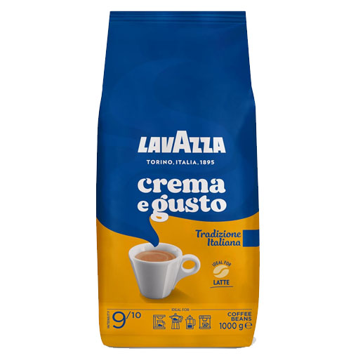 Lavazza koffiebonen Crema e gusto Tradizione Italiana 1kg afbeelding 1