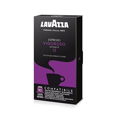 Lavazza Espresso Vigoroso capsules voor nespresso (10st )