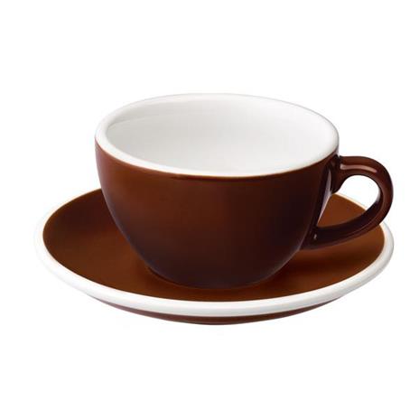 Loveramics egg cappuccino tas en ondertas (200ml) bruin