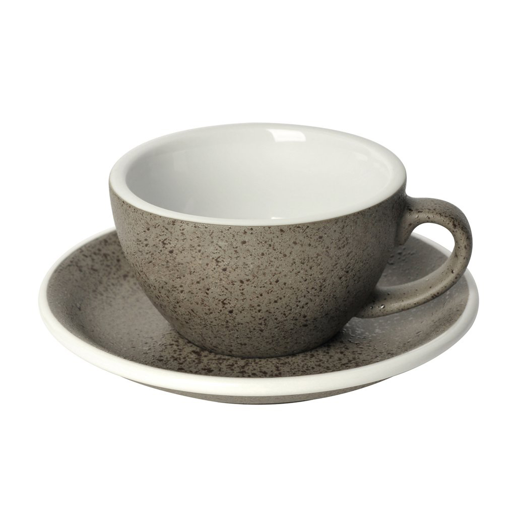 Loveramics egg cappuccino tas en ondertas (200ml) graniet
