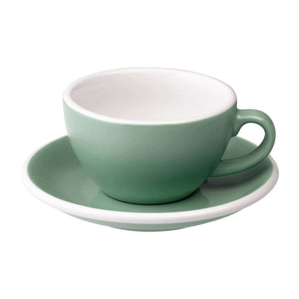 Loveramics egg cappuccino tas en ondertas (200ml) mint