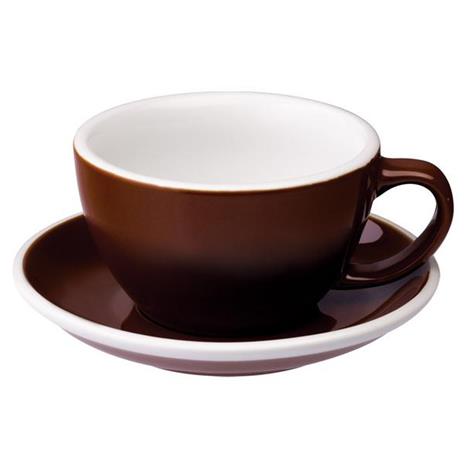 Loveramics egg caf latte tas en ondertas (300ml) Bruin
