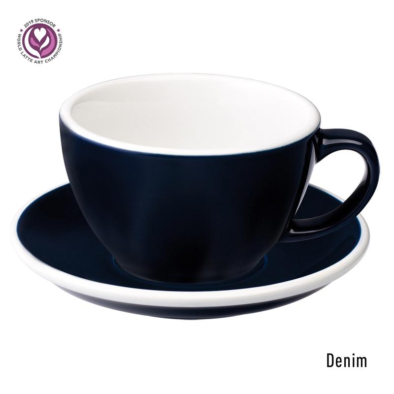 Loveramics egg caf latte tas en ondertas (300ml) denim