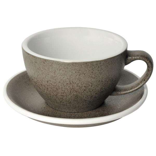 Loveramics egg caf latte tas en ondertas (300ml) graniet