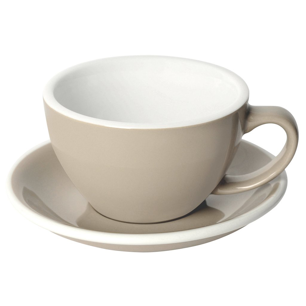 Loveramics egg caf latte tas en ondertas (300ml) taupe