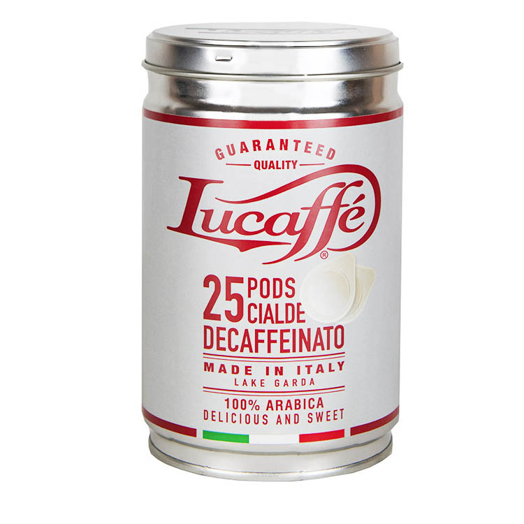 Lucaffe ESE servings Decaffeinato TIN (25 stuks)