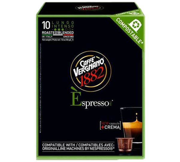 Caffe Vergnano LUNGO capsules voor nespresso (10st )