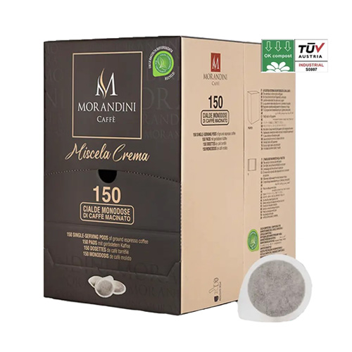 Morandini miscela CREMA ESE koffie servings (150 stuks)