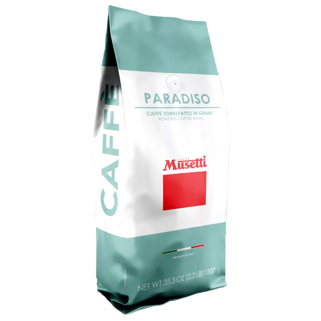 Musetti koffiebonen Paradiso (1Kg)