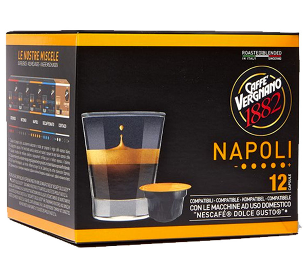 Caffe Vergnano Dolce Gusto capsules NAPOLI (12st)