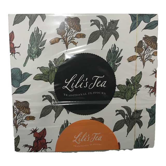 LiLi's Thee Gift box oranje (4x6stuks) LiLi's Thee Gift box oranje (4x6stuks)