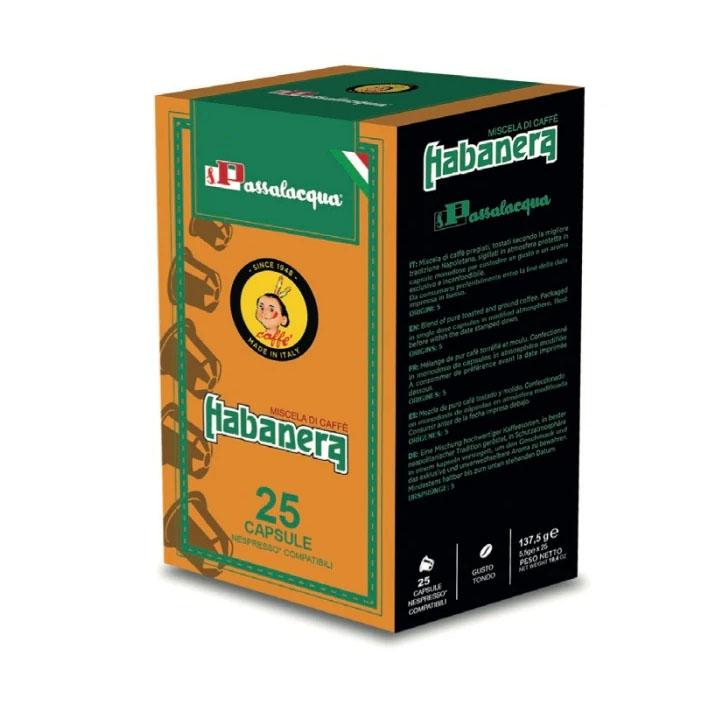Passalacqua Habanera capsules voor NESPRESSO (25st)