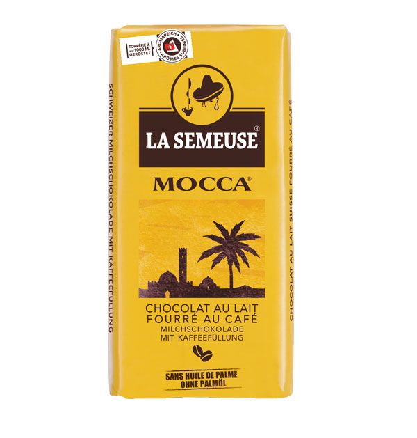 La Semeuse Melkchocolade reep met koffievulling (100gr) La Semeuse Melkchocolade reep met koffievulling (100gr)