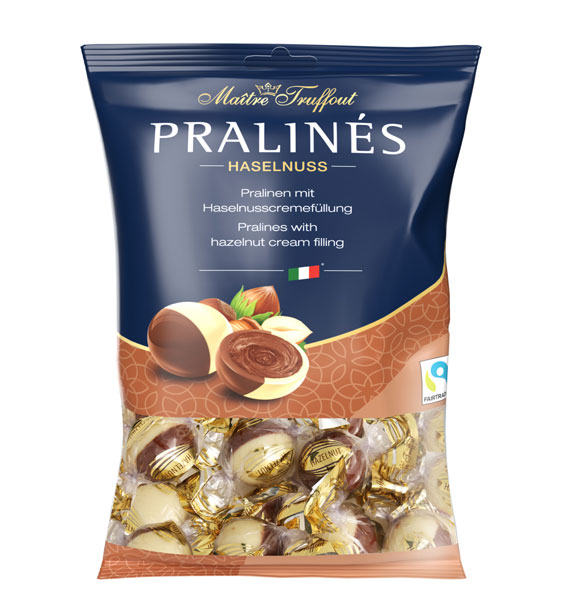 Pralines met hazelnootvulling (125g)