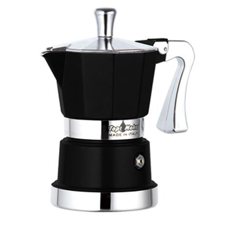 Top Moka super top zwart 6 tassen