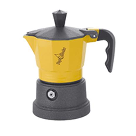 Top Moka teflon geel 6 tassen