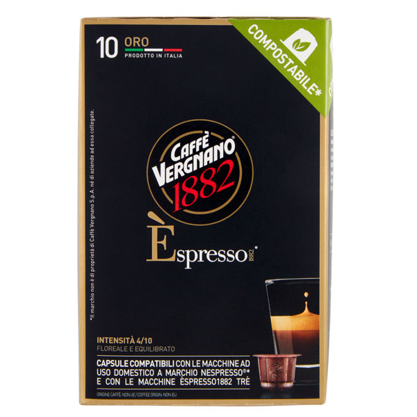 Caffe Vergnano ORO capsules voor nespresso (10st )